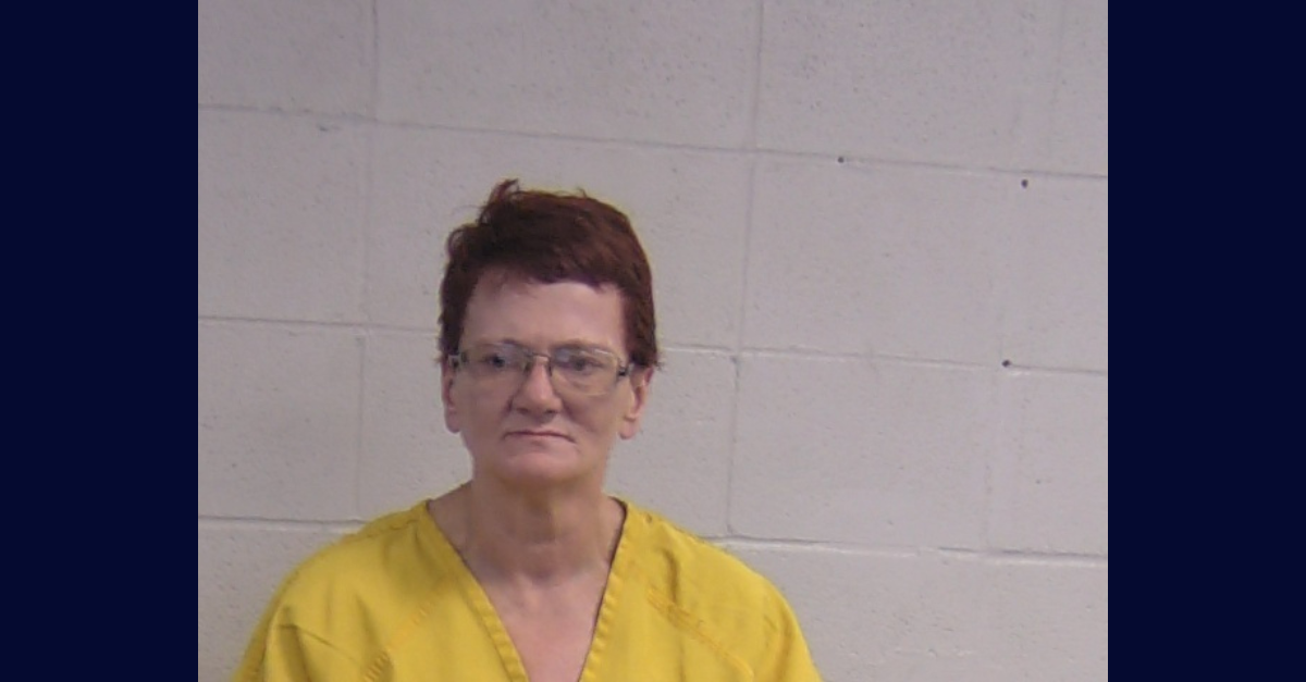 Lisa G. Tesch fatally struck her granddaughter Eleanor Campbell, 18 months old, with a vehicle and sped from the scene, cops said. (Mugshot: Louisville Metropolitan Department of Corrections)