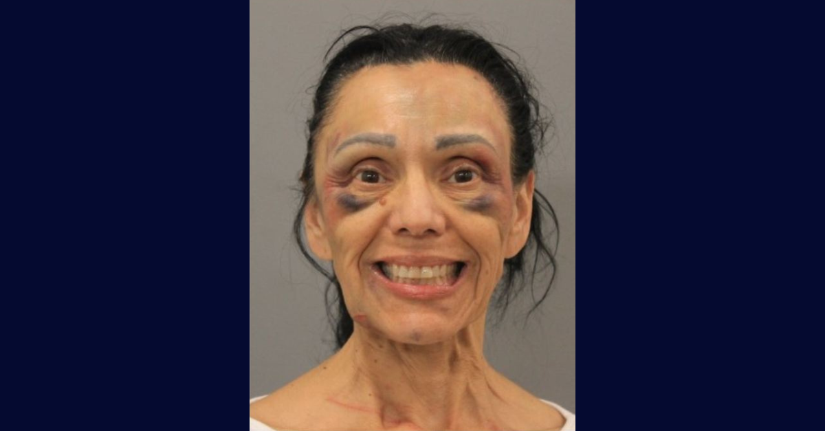 old woman mug shot