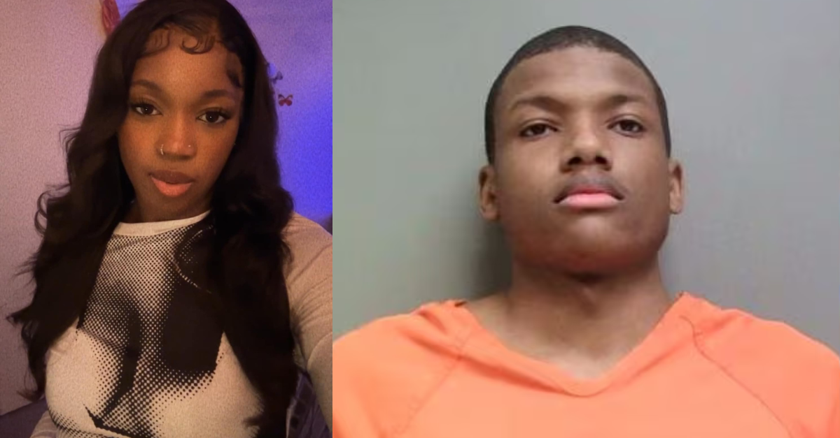 Rosalin Lewis was murdered by her boyfriend, William Christian Thomas, say cops. (Image of Lewis: her Facebook account; mug shot of Thomas: Jasper County Sheriff