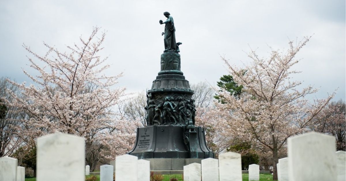 The Confederate Memorial "New South" at the Arlington National Cemetery will be removed, per a court order, by Dec. 22, 2023. Photo courtesy of Arlington National Cemetery.