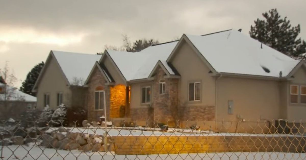 The Fausett Home turned crime-scene in Provo, Utah. Police have charged Melissa Johnson-Fausett, wife of Corry Fausett, with murdering her husband on Jan. 6, 2024. 