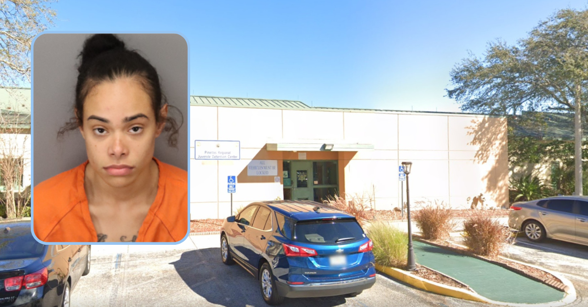 Katelyn Gomez pursed a sexually abusive relationship while a guard at this juvenile jail in Pinellas County, Florida, deputies said. (Mugshot Pinellas County Sheriff