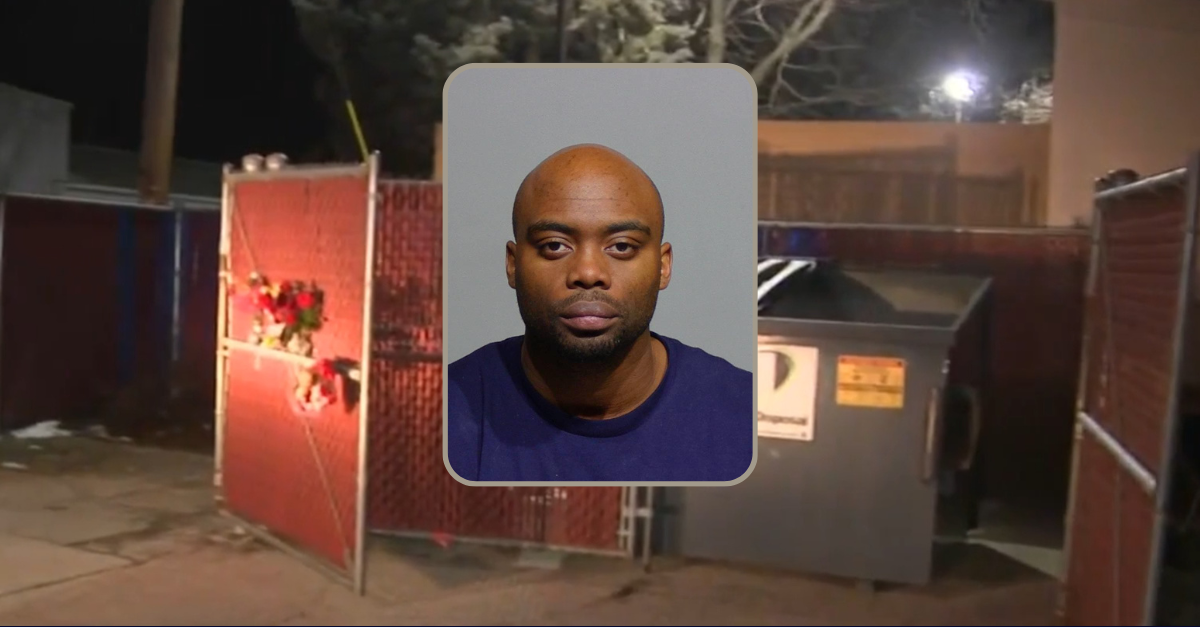 Kavonn Ingram, pictured in the picture, put the body of co-worker Alexander Stengel in a wheeled garbage can and put the remains behind the dumpsters in this area by the Pizza Hut where they worked, police said. (Mug shot: Milwaukee County Sheriff