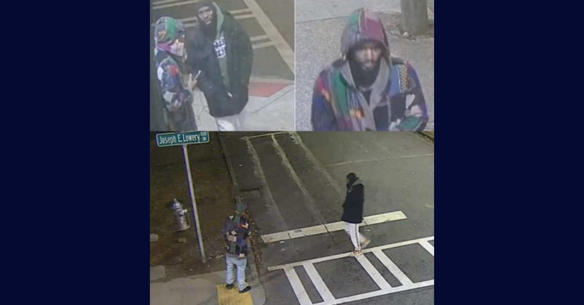 Cops in Atlanta, Georgia, say these people may have seen the murder of Samuel Harris Jr. (Images: Atlanta Police Department)