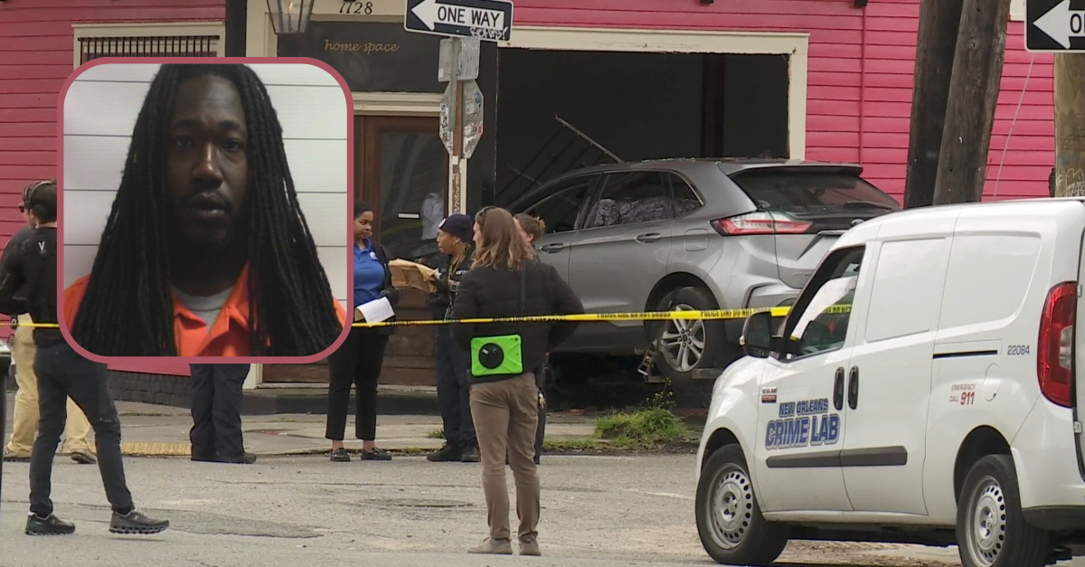 Anthony Cooper drove an SUV into his girlfriend, Anastasia Rei Rayborn, police said. (Mug shot: Orleans Parish Sheriff