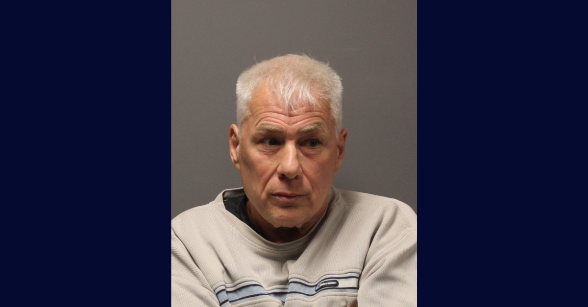 Michael Gadomski boxed in two girls at a restroom in The Seventh Day Adventist Church in Hudson, Massachusetts, on March 2, 2024, police said. (Mug shot: Hudson, Massachusetts, Police Department)