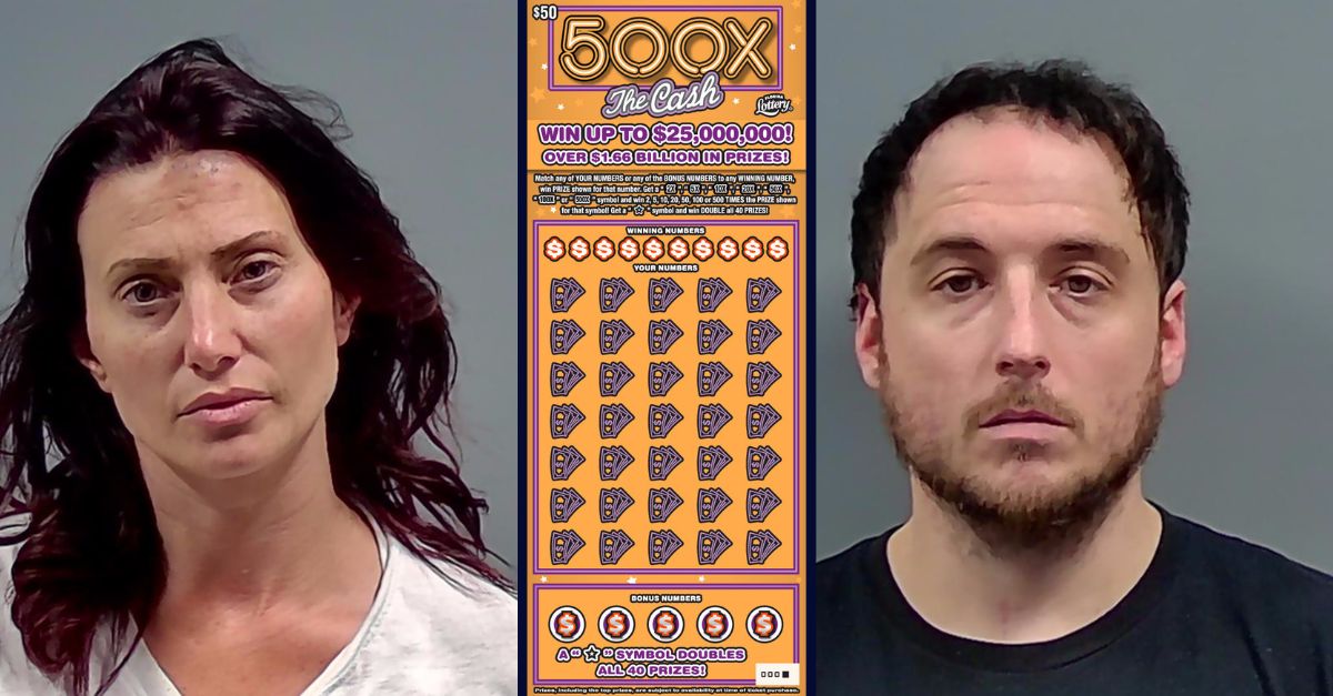 A Florida couple attempted to deceive the lottery for 1 million, say