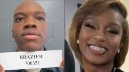 Jaylin Brazier pictured in October 2022 (Michigan Department of Corrections), Zion Foster (WDIV/YouTube screengrab)