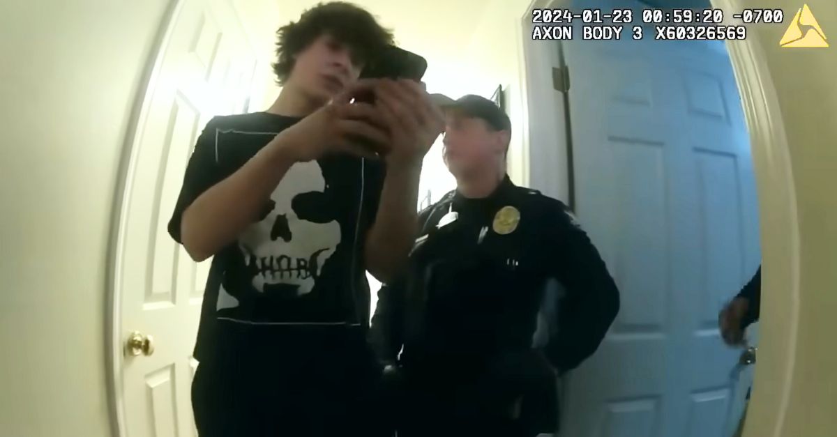 Sergio Nino as seen on bodycam footage from the Phoenix Police Department