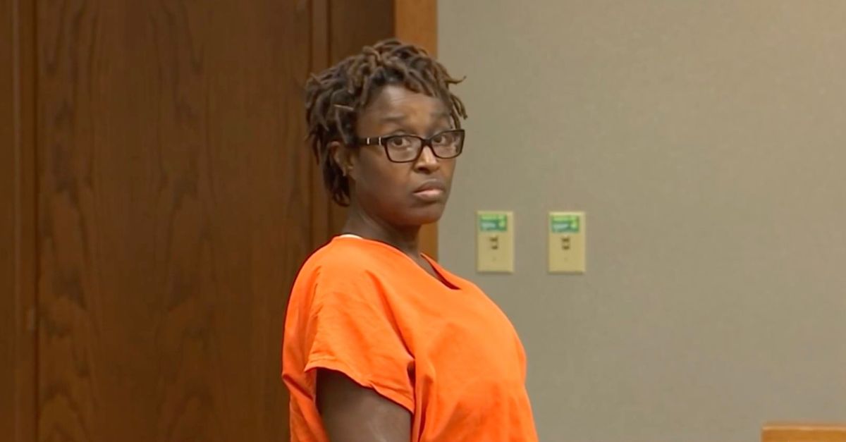 Gina Emmanuel appearing in court during her April 2025 murder trial in Miami, Florida (WTVJ).