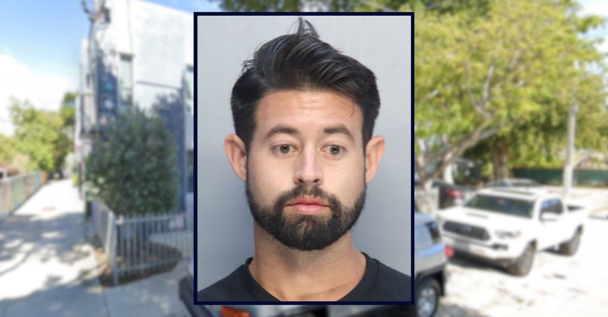 Background: The Wynwood Boutique building in Wynwood, Florida (Google Maps). Inset: Anthony Christopher Russian (Miami-Dade County Corrections and Rehabilitation)