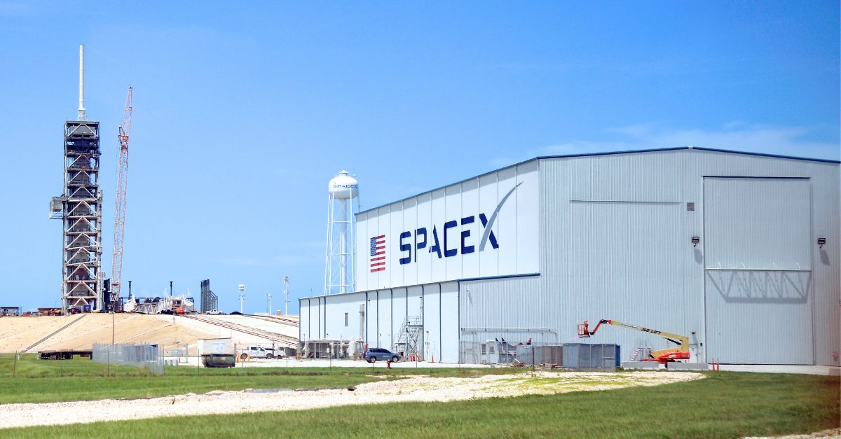 Lauch Pad 39A, left, leased by SpaceX, and a hangar basal   astatine  the Kennedy Space Center Sunday, July 29, 2018, successful  Cape Canaveral, Fla. (Phelan M. Ebenhack/AP).