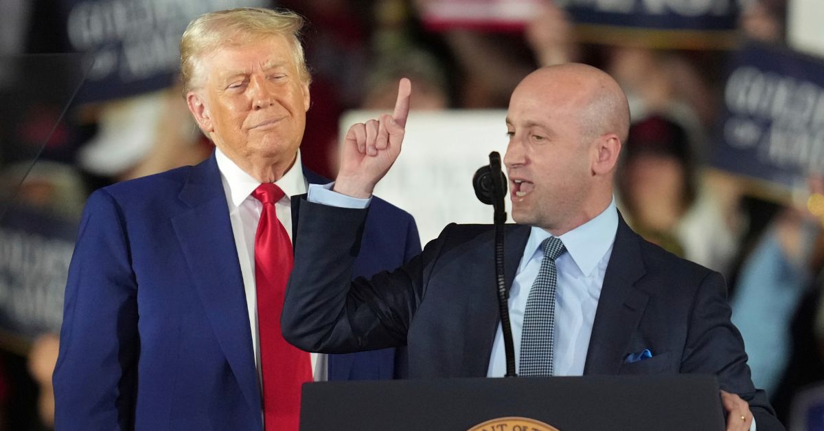 Donald Trump and Stephen Miller