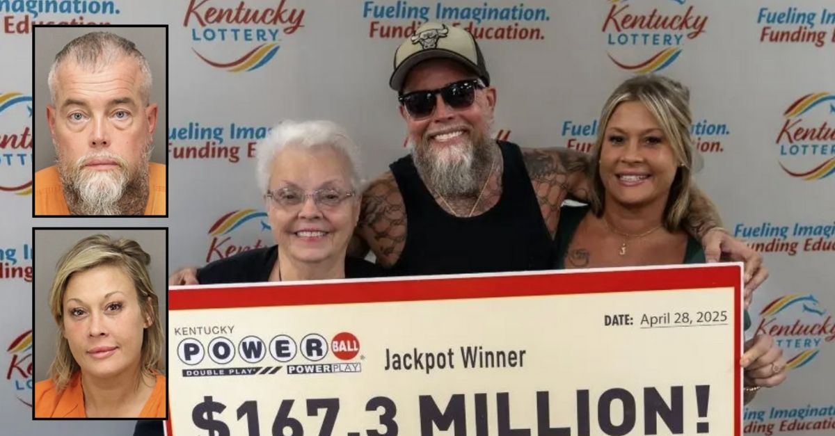 Powerball winner and his girlfriend arrested after bar fight
