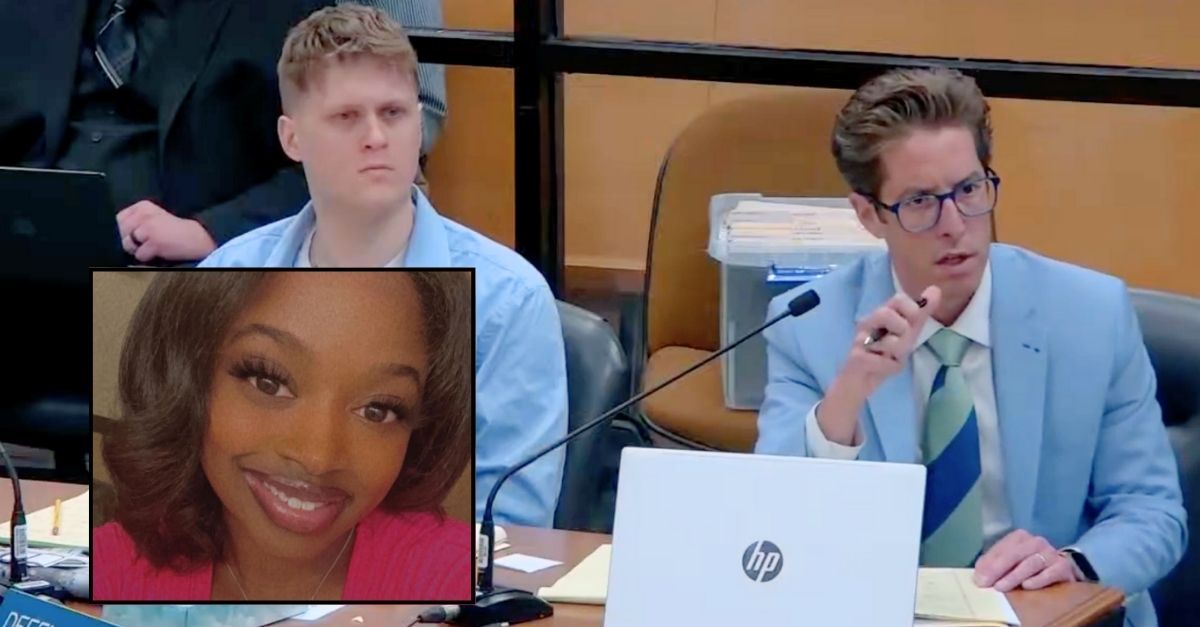 Background: Maxwell Anderson and his attorney Anthony Cotton in court on Friday, May 30, 2025 (WITI/YouTube). Inset: Sade Robinson (Milwaukee Police Department). 