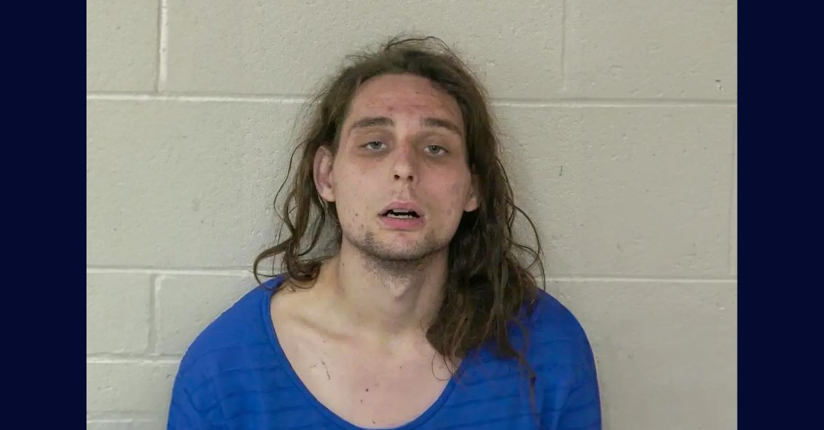 Dakota Greeley appears in a booking photo.