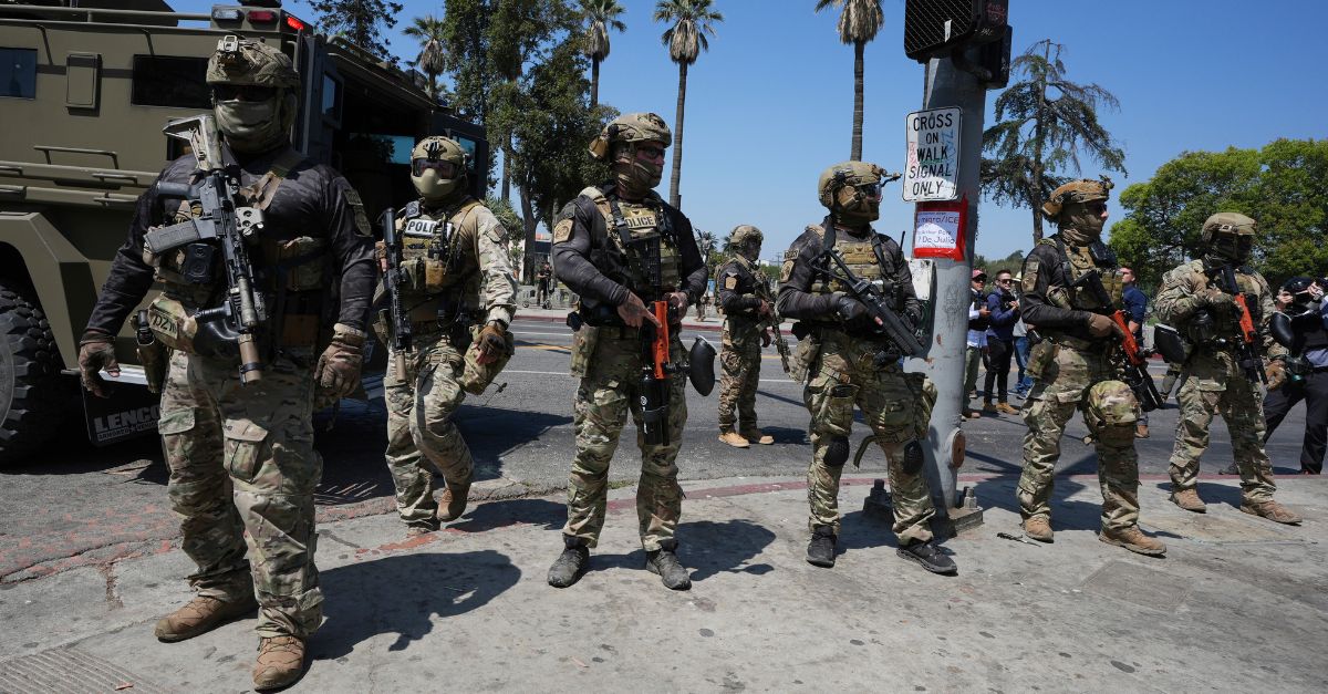 Troops in Los Angeles for immigration raids