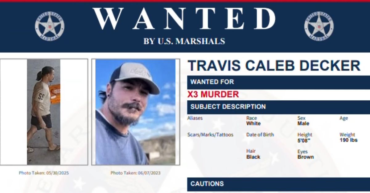 Screengrab of the latest press release about a possible sighting of Travis Decker