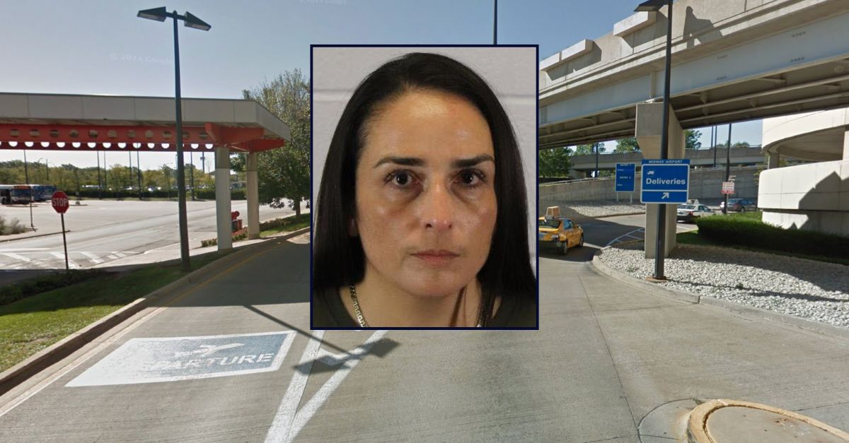 Cindy Sanchez appears inset against an image of Chicago