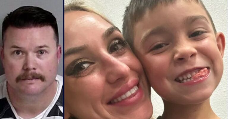 Left: Darin McFarlin (El Dorado Sheriff's Office via KCRA). Right: Marissa Divodi-Lessa and Josiah Divodi-Lessa (GoFundMe).