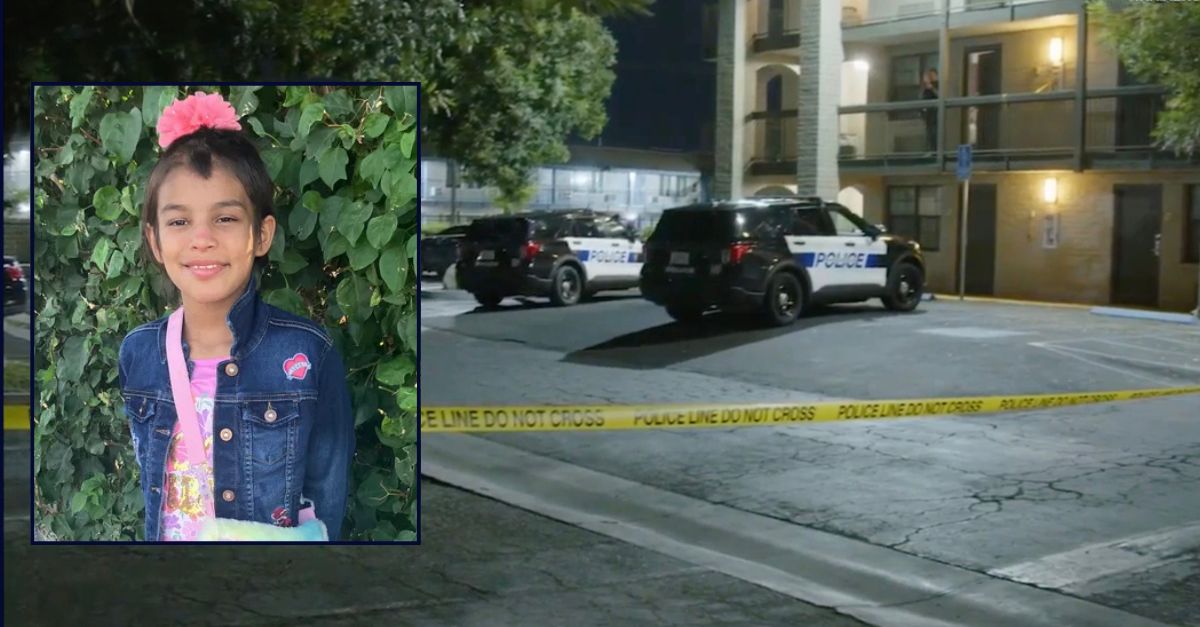 Inset: Genesis A. Mata (GoFundMe). Background: The hotel where Genesis