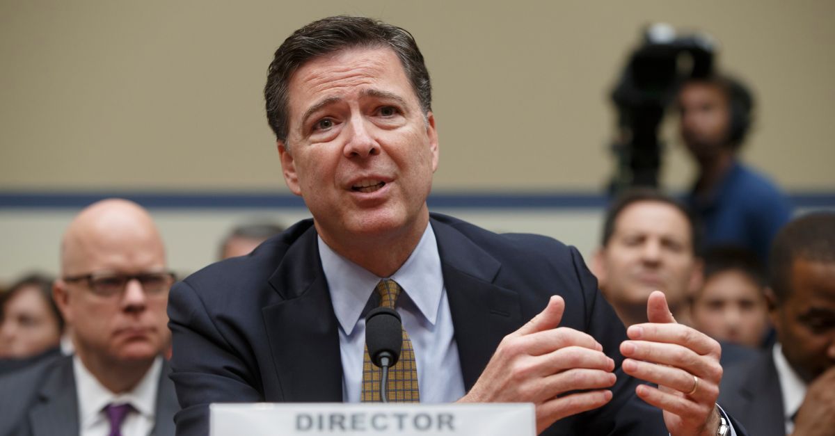FILE - FBI Director James Comey testifies on Capitol Hill in Washington before the House Oversight Committee to explain his agency