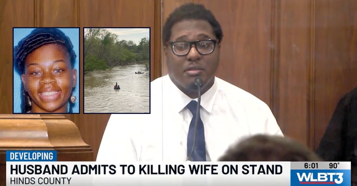 Insets: Ebony Owens and the Big Black River in Hinds County, Miss., where her body was found in 2023 (Hinds County Sheriff