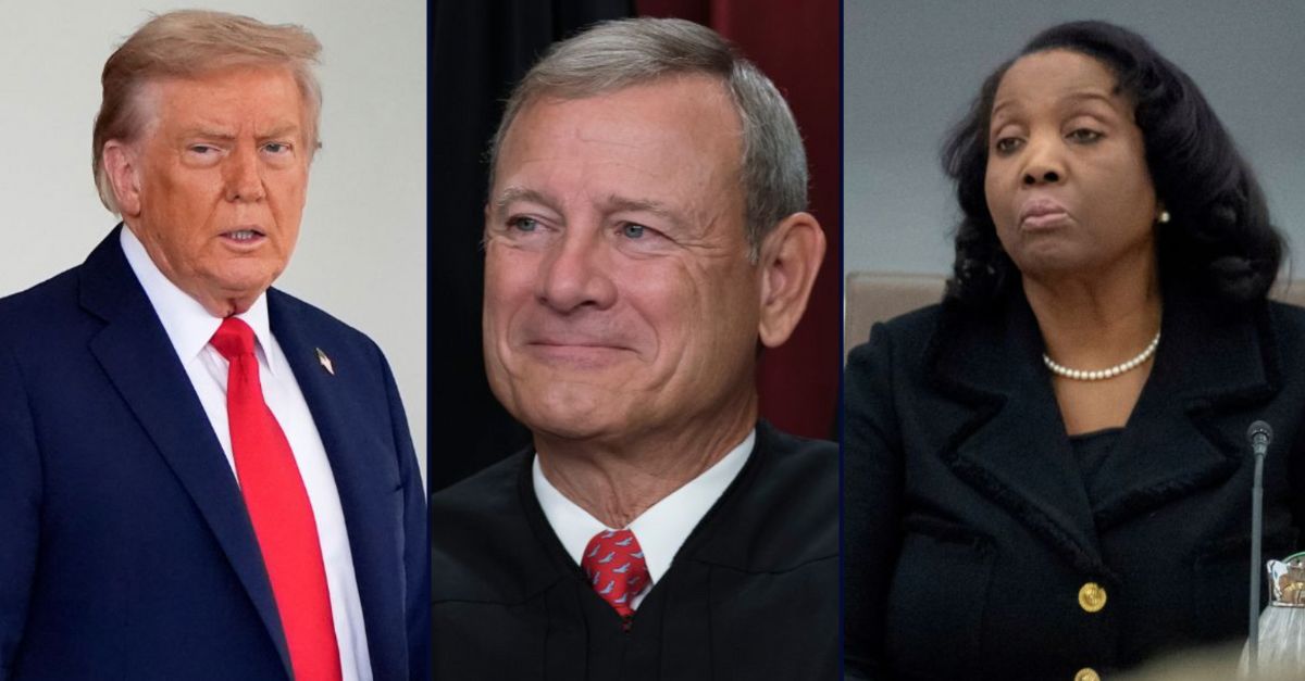 Donald Trump, Chief Justice John Roberts, Lisa Cook