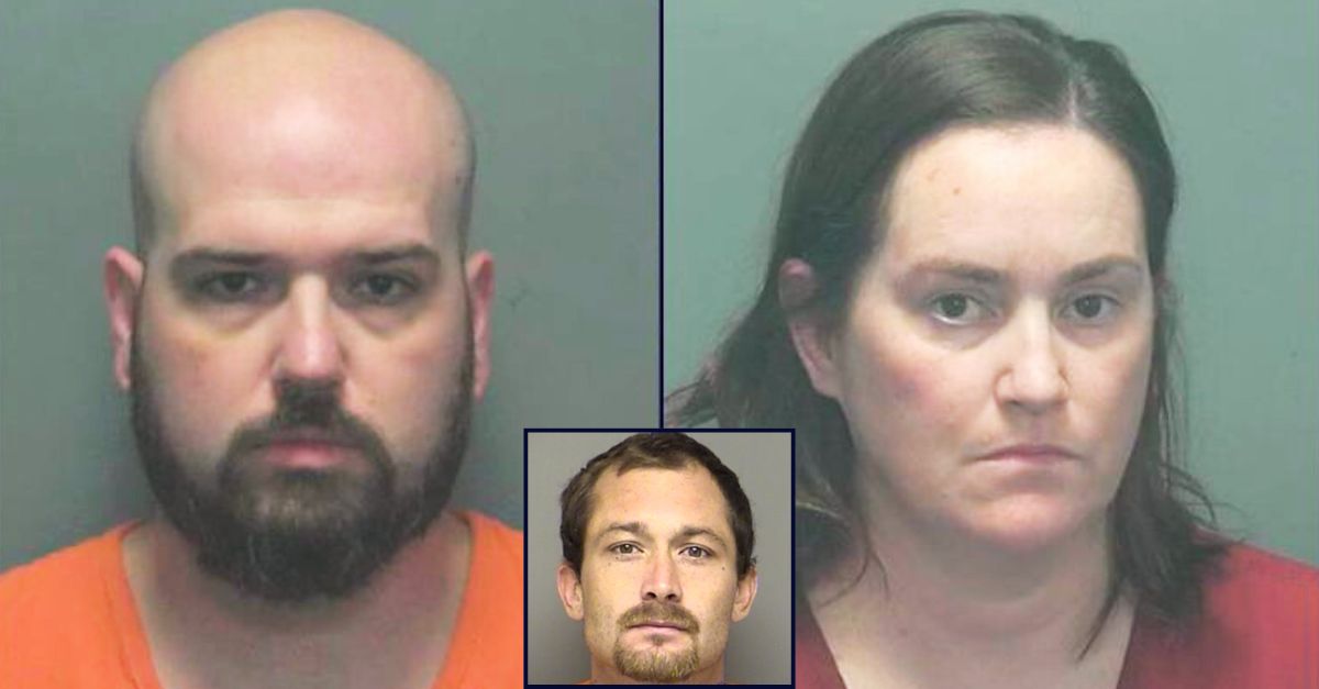 Main, left to right: William Eugene Romero and Crystal Janelle West (Potter County Sheriff