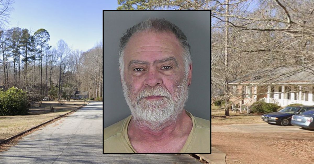 Background: Boxwood Lane in Spartanburg, S.C. (Google Maps). Inset: Michael Disantos (Spartanburg County Sheriff's Office).