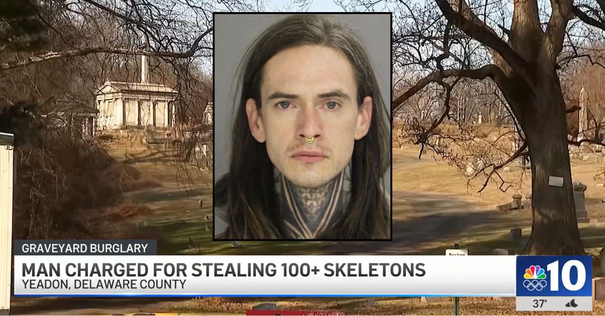 Man found with 100 skeletons