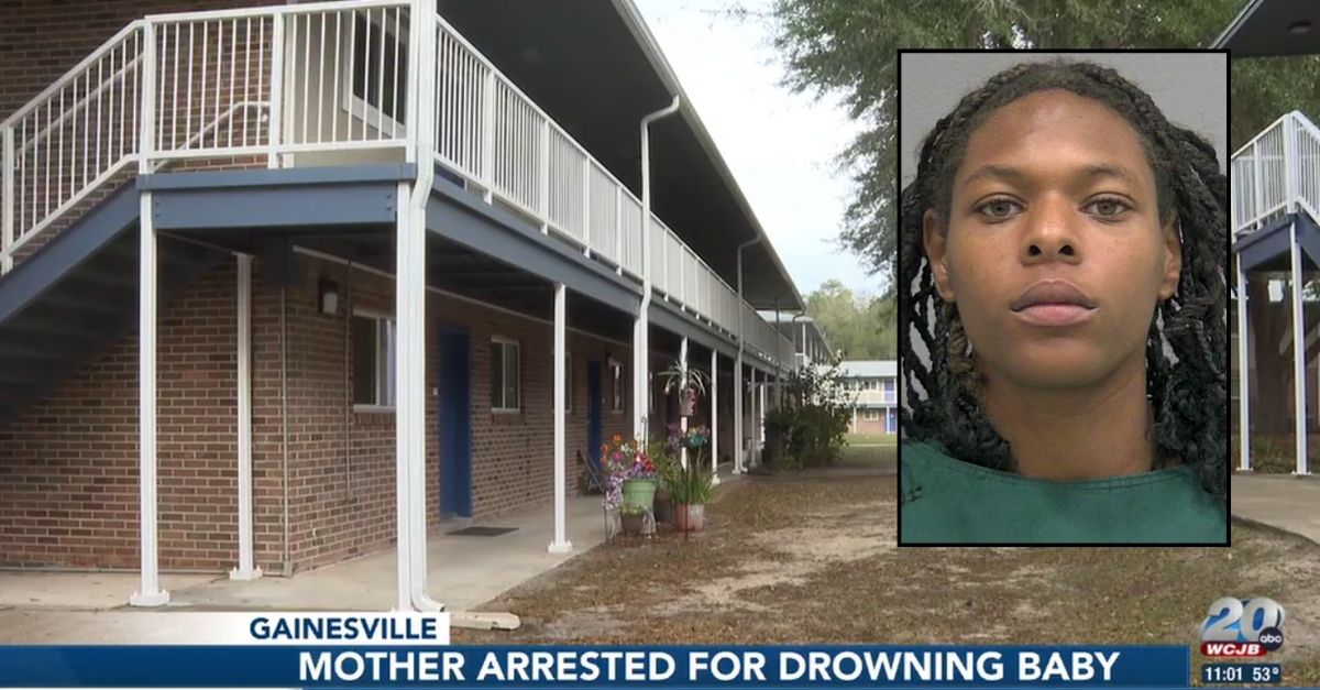 Mom arrested after baby drowned