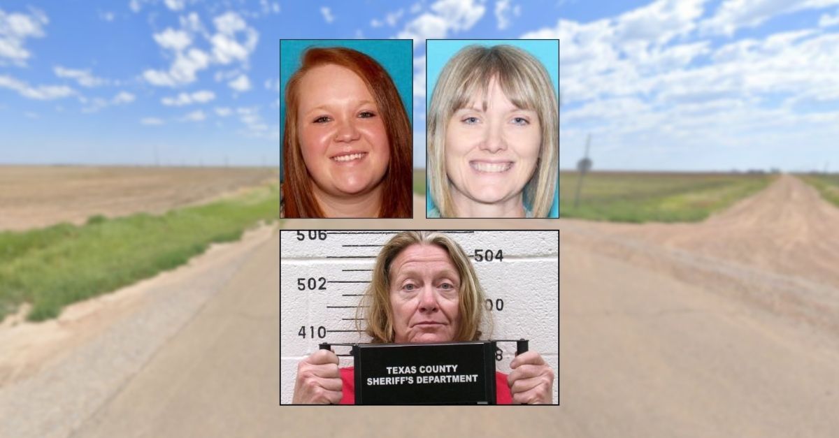 Clockwise from top left: Veronica Butler (Texas County (Okla.) Sheriff's Department), Jilian Kelley (Texas County (Okla.) Sheriff's Department), Tifany Machel Adams (Oklahoma Bureau of Investigation).