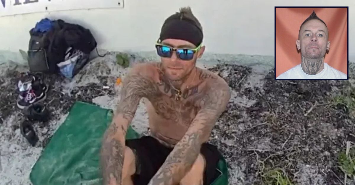 Main: Anthony Grove being questioned by deputies on March 21 (Volusia County Sheriff