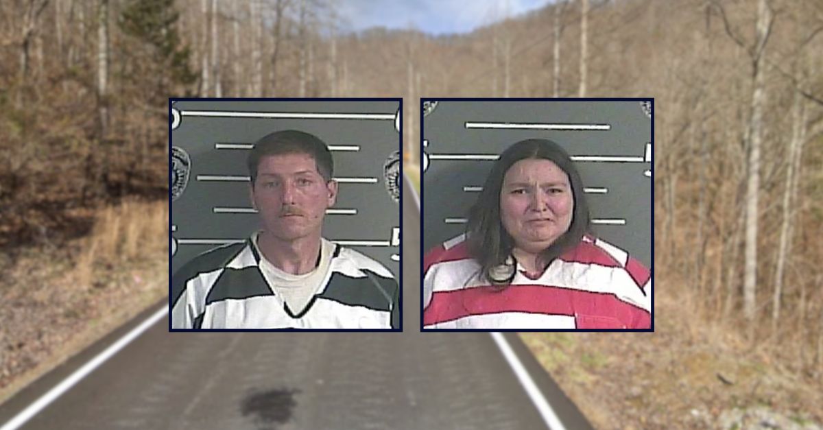 Jerome Norman and Mary Hall appears inset, left to right, against an image of a rural road in Kentucky.