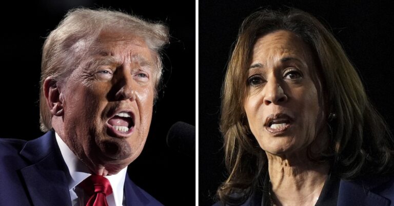 Donald Trump, Kamala Harris