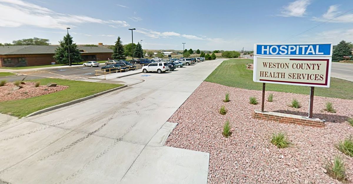 The Wyoming hospital where Nicholas Kaminski allegedly stalked and chased a nurse (Google Maps).