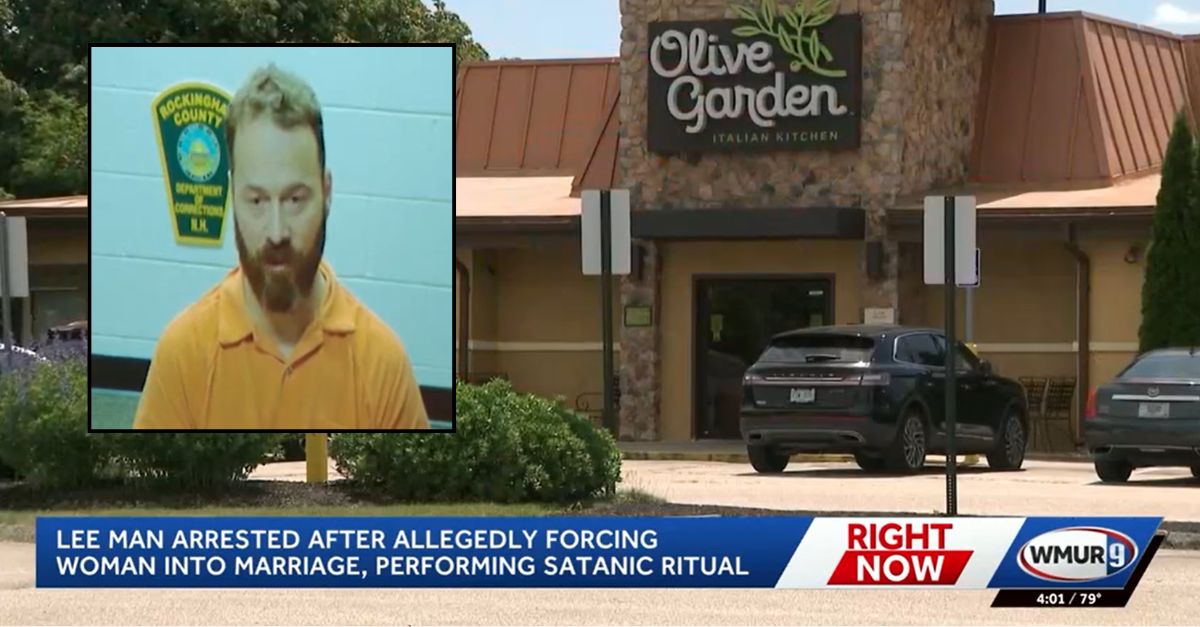 Man arrested at Olive Garden