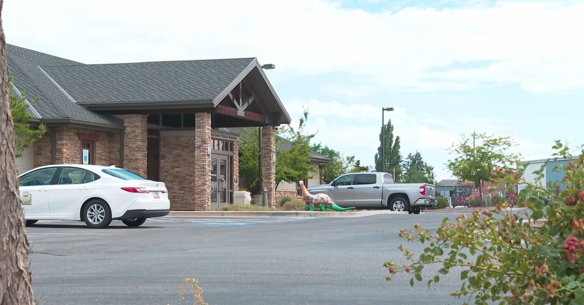 Police say Tommy Platero, a Utah Division of Wildlife Resources employee, left his baby daughter to die in a hot car while it was sitting in a parking lot of a Utah Department of Natural Resources building like the one seen here (KSTU/YouTube). 