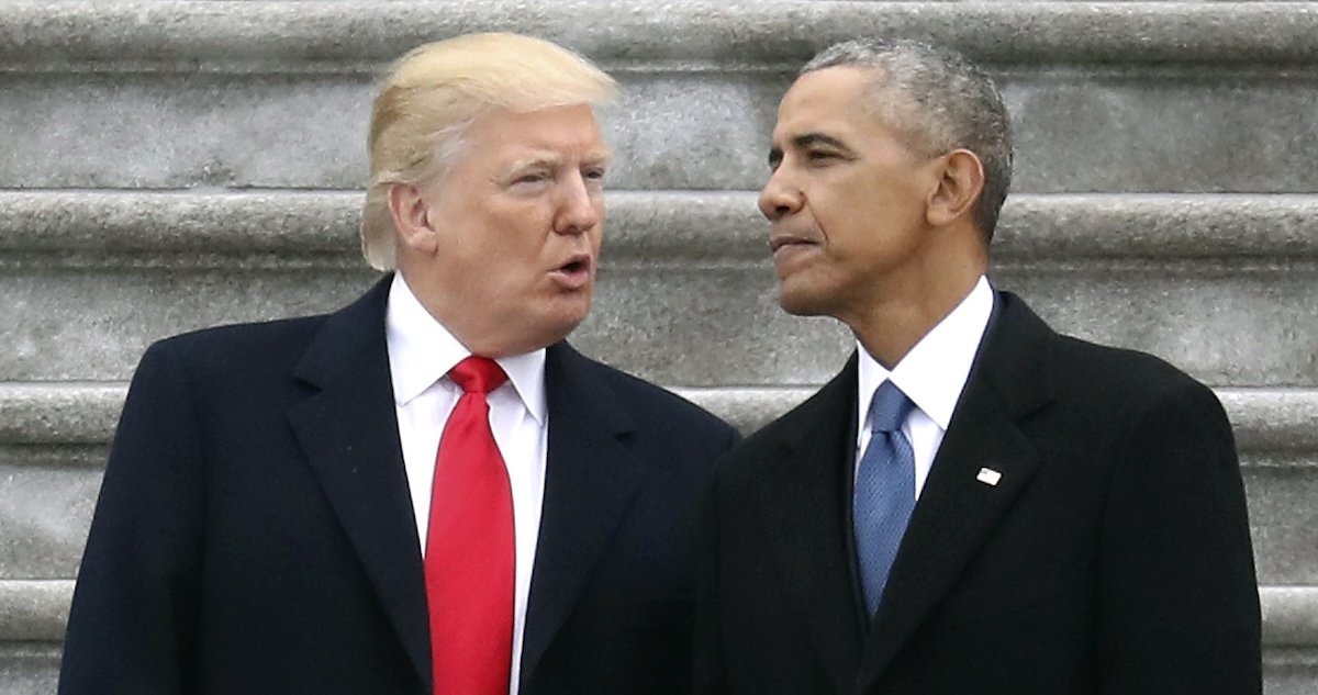 Donald Trump, Barack Obama