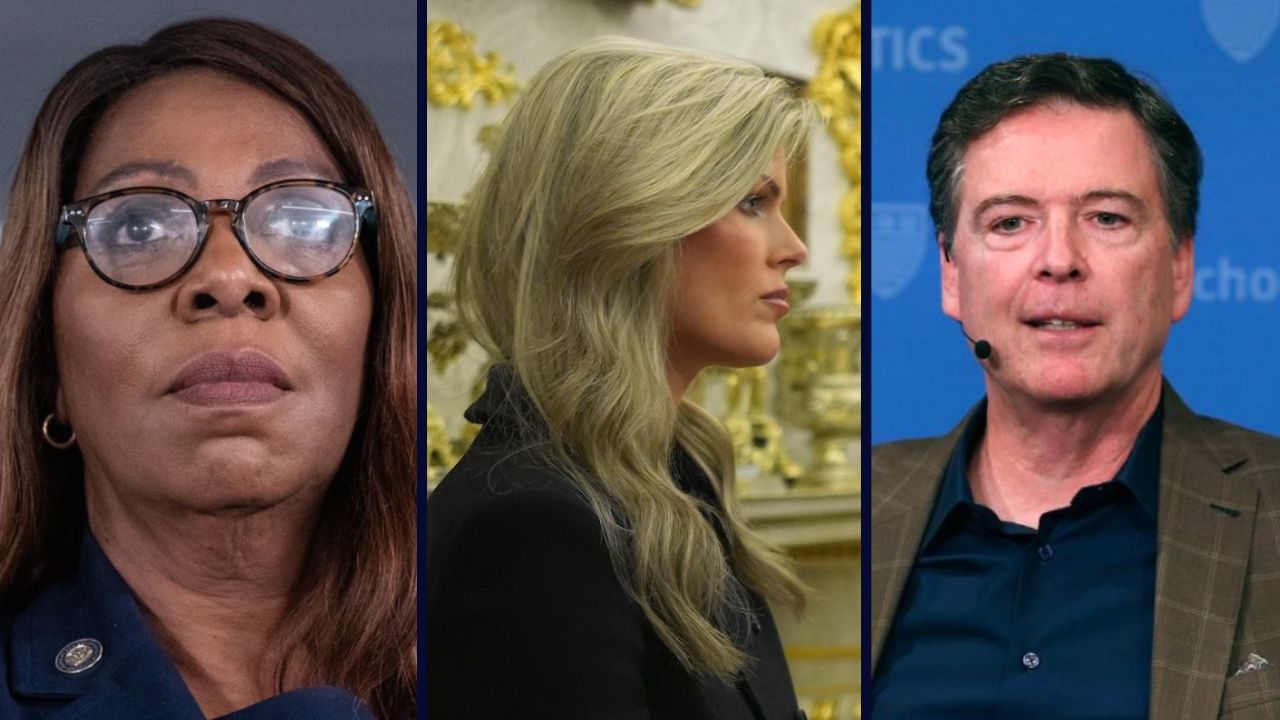 Letitia James, Lindsey Halligan, James Comey