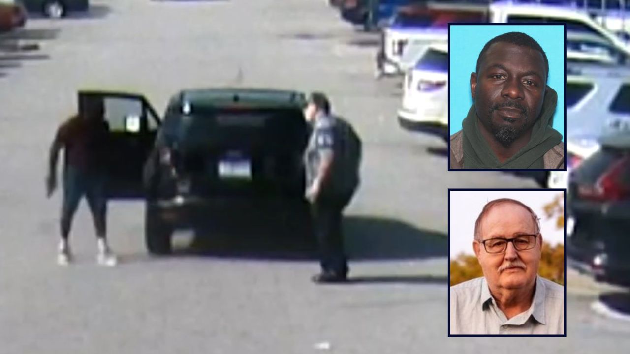 Taquiza Johnson and Ronald Barnett are seen in various images; including a fatal interaction in front of a Walmart in Missouri.