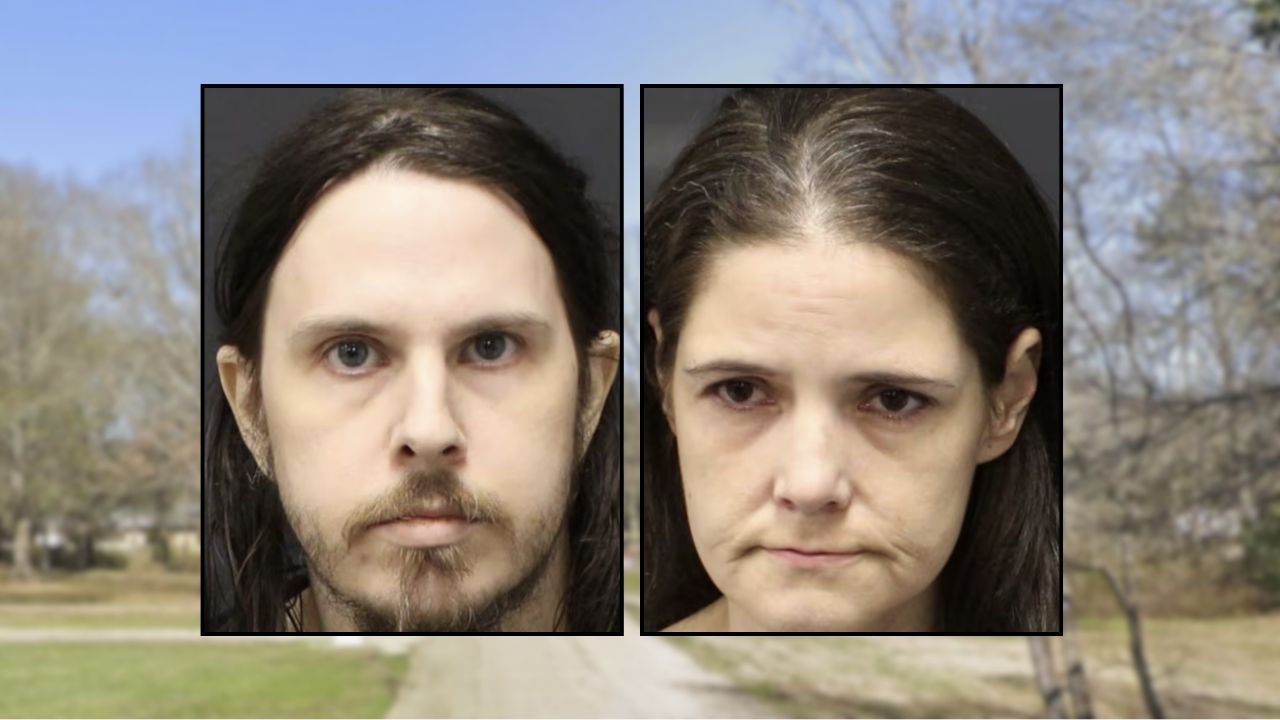 Justin Bueche and Heidi Trahan