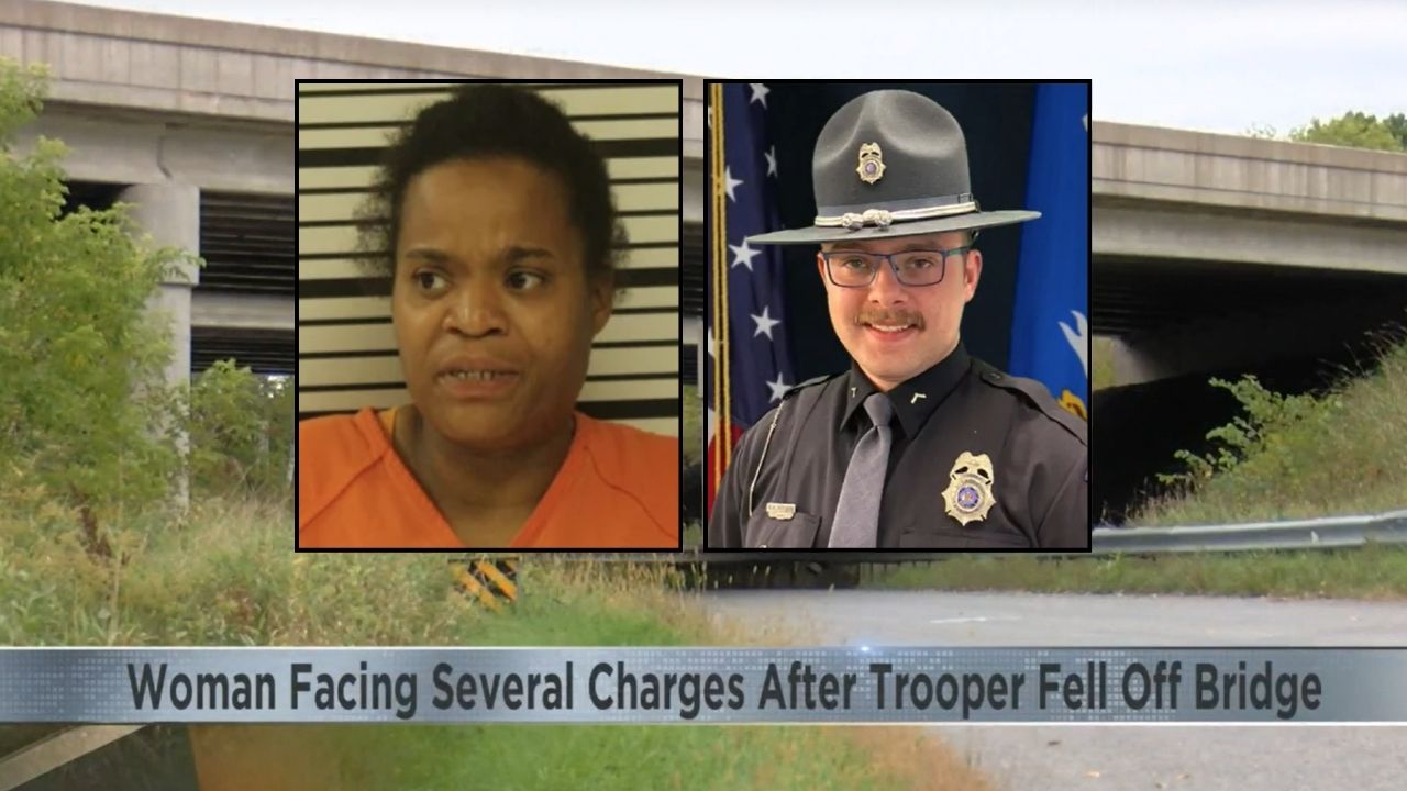 Martell Tolbert Mitchell and Trooper Brad Ritger