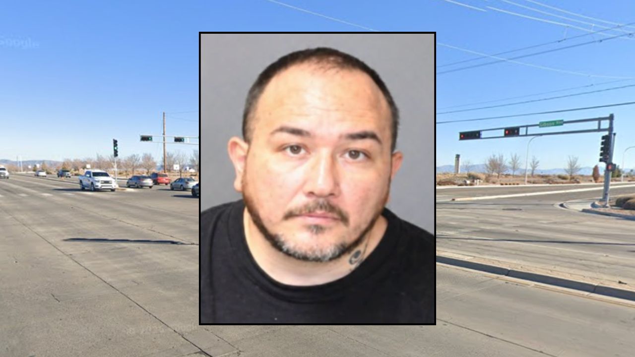 Inset: Austin K. Jones (Bernalillo County District Attorney
